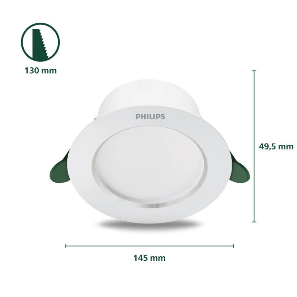 Philips Ultra Efficient LED Recessed Downlight 4.8W / 6.5W