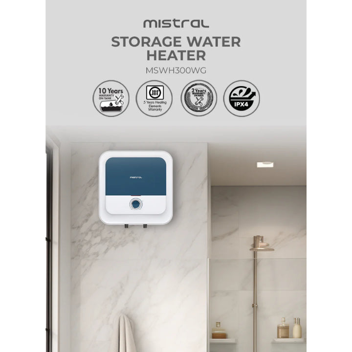 Mistral Storage Heater 15L & 30L (MSWH150WG / MSWH300WG)