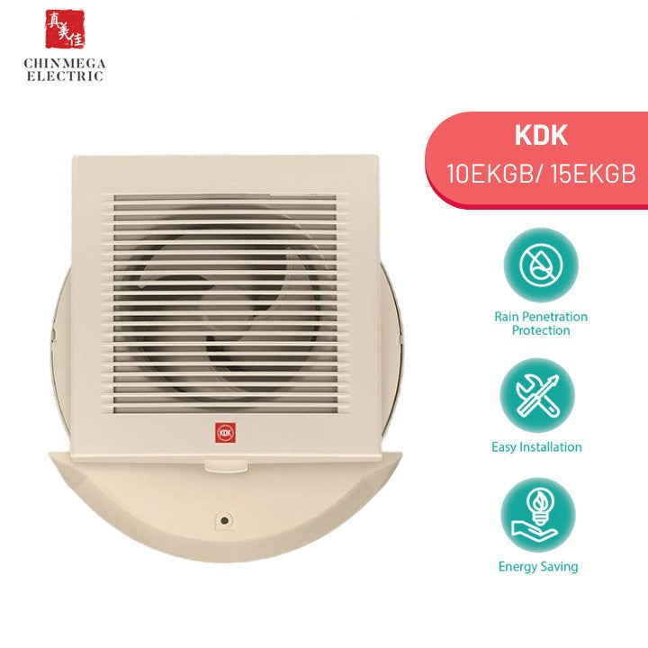 KDK 10EKGB/ 15EKGB Toilet Ventilating Fan Hood Series