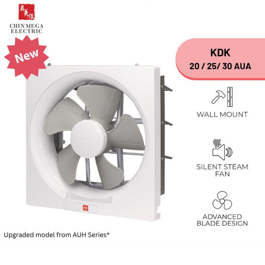 KDK 20AUA/ 25AUA/ 30AUA Exhaust Fan Wall Mount Ventilating Fan