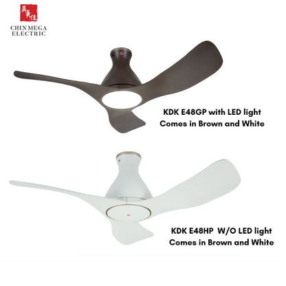KDK Airy 40" / 48" DC Motor Ceiling Fan with Wifi Connectivity