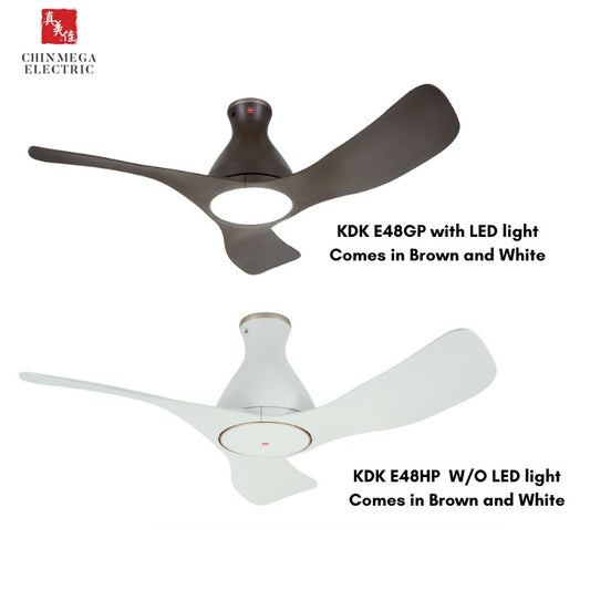 KDK Airy 40" / 48" DC Motor Ceiling Fan with Wifi Connectivity