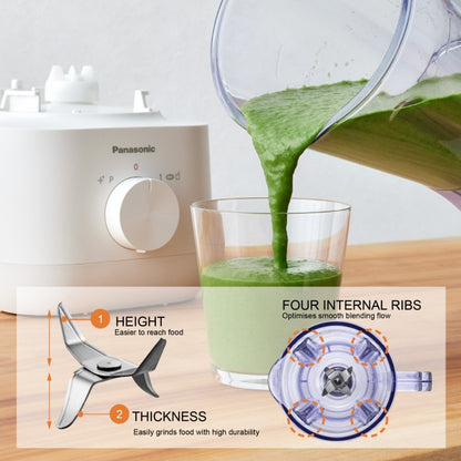 Panasonic 1.0L Plastic Jug Blender with Dry Mill | MX-EP3111WSK
