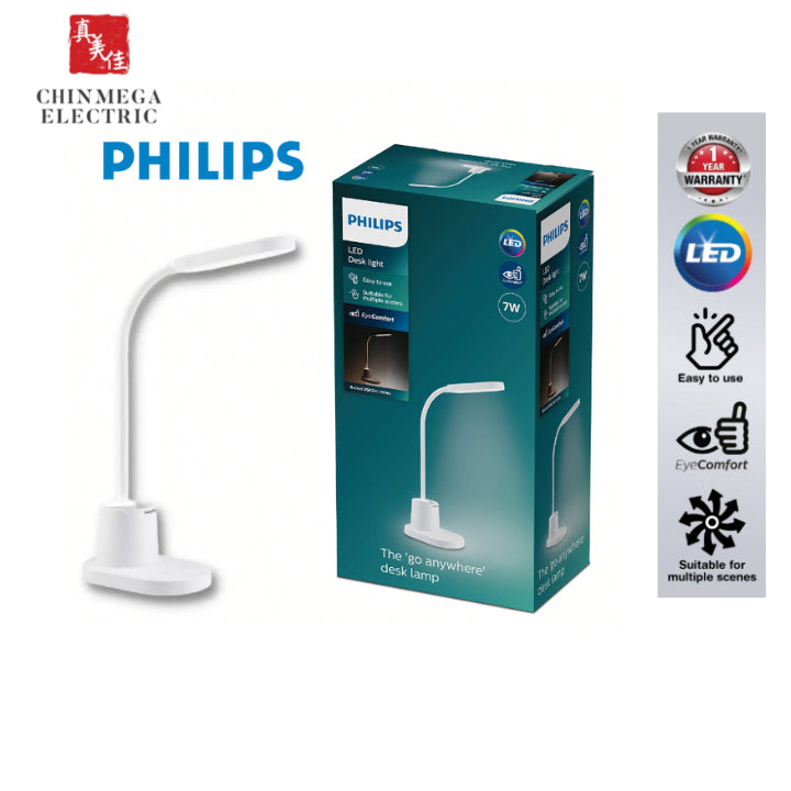 Philips LED Mini Rechargeable Table Lamp for Study DSK214