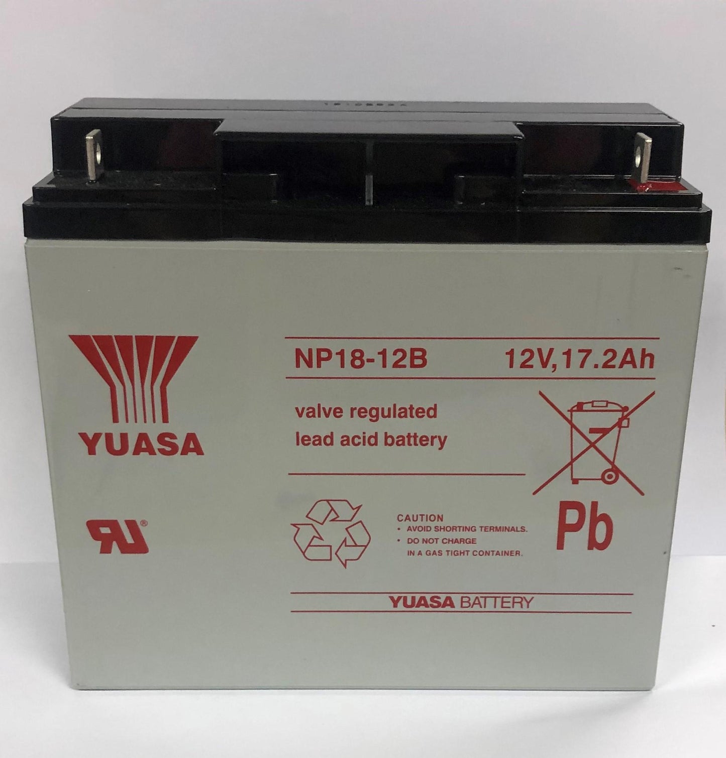 Yuasa NP18-12B Sealed Lead Acid Battery (12V, 17.2Ah)