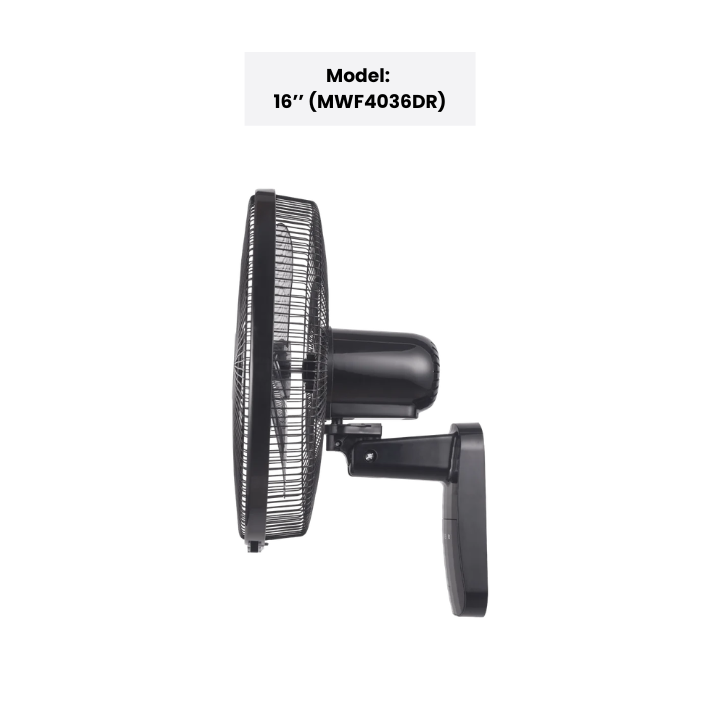 Mistral BLDC Wall Fan with Remote 16" (MWF4036DR) / 18" (MWF1810DR)