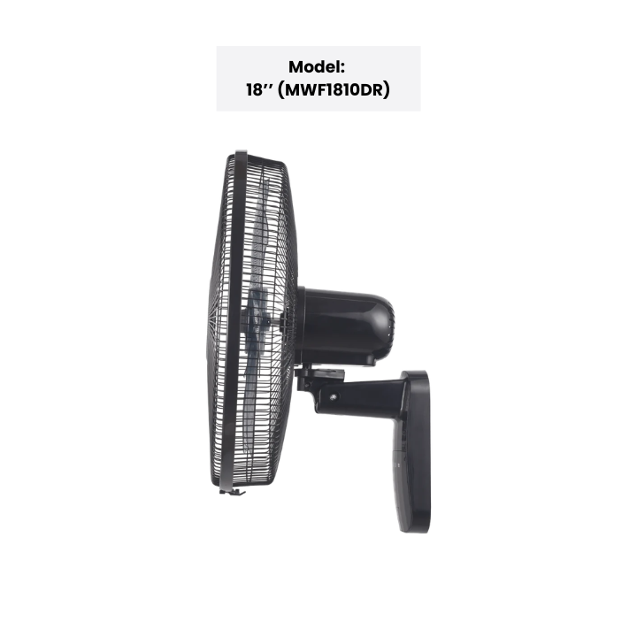 Mistral BLDC Wall Fan with Remote 16" (MWF4036DR) / 18" (MWF1810DR)