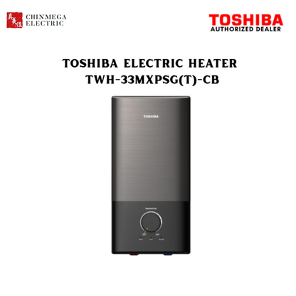 *Installation Available* Toshiba Instant Water Heater TWH-33MXPSG | TWH-33MXPSG(T)-CB w DC Booster Pump & Built-In ELCB
