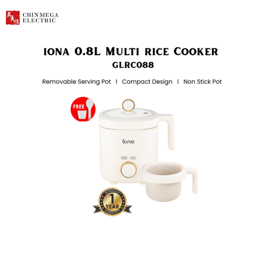 IONA 0.8L Portable Multi Rice Cooker GLRC088