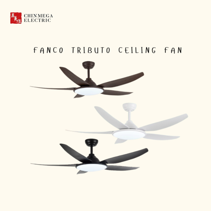 FANCO TRIBUTO 46" & 56"  DC MOTOR CEILING FAN (Whatsapp for Installation Service)
