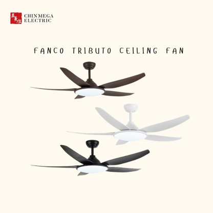 FANCO TRIBUTO 46" & 56"  DC MOTOR CEILING FAN (Whatsapp for Installation Service)