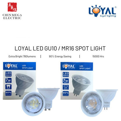 Loyal LED 7W 240V GU10/ MR16 (GU5.3) Spotlight