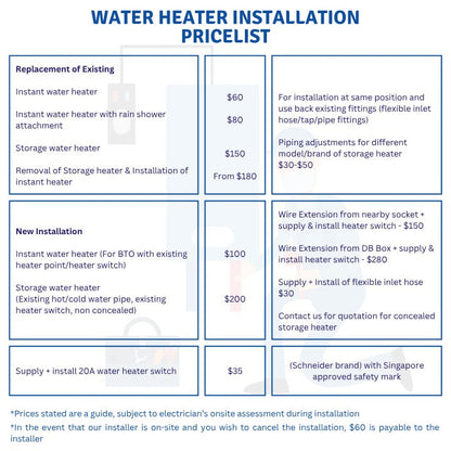 (Installation Available) Ariston Andris Lux 15L/ 30L Electric Storage Heater with Wifi (Made in Italy // Local Warranty)
