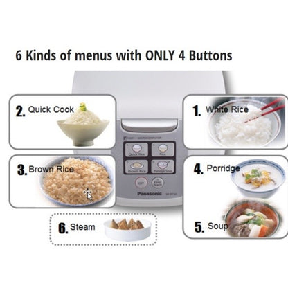 Panasonic 1.0L/1.8L Microcomputer Rice Cooker | SR-DF101/SR-DF181