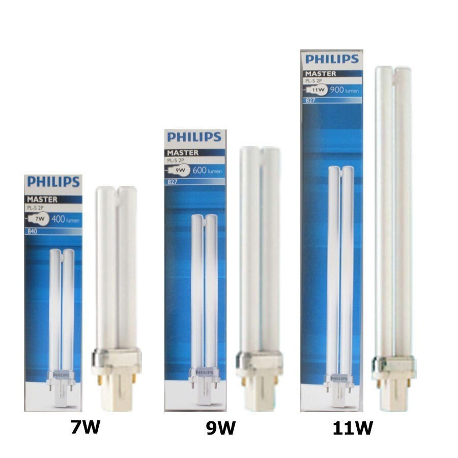 Philips Master PLS (7W / 9W / 11W) 2 Pin G23 Base | 827 Warm White, 865 Cool Daylight