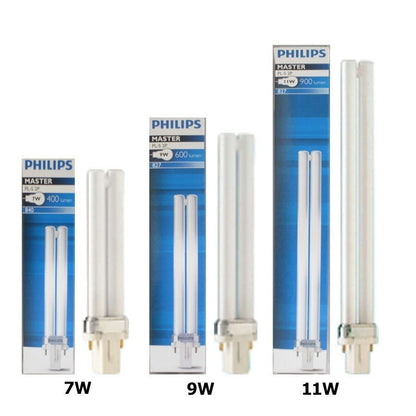 Philips Master PLS (7W / 9W / 11W) 2 Pin G23 Base | 827 Warm White, 865 Cool Daylight