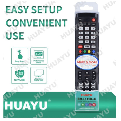 Huayu RM-L1098+X Universal TV Remote Control