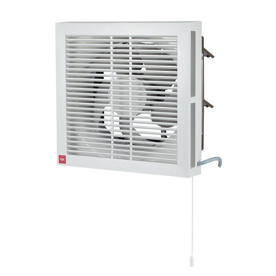 KDK 2-Way Reversible Wall Mounted Exhaust Ventilating Fan with Louver KDK 20RLA / 25RLA / 30RLA