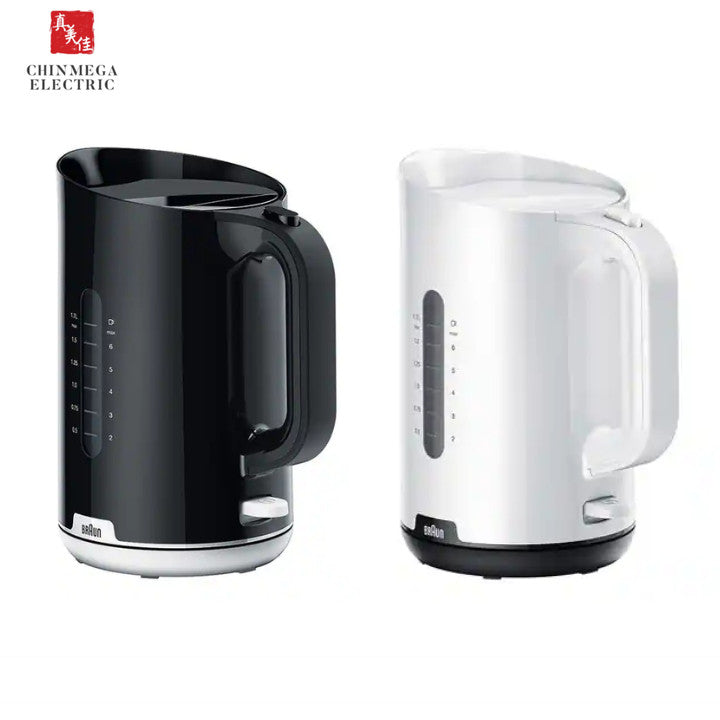 Braun Breakfast1 1.7L Water Kettle WK 1100 Black / White