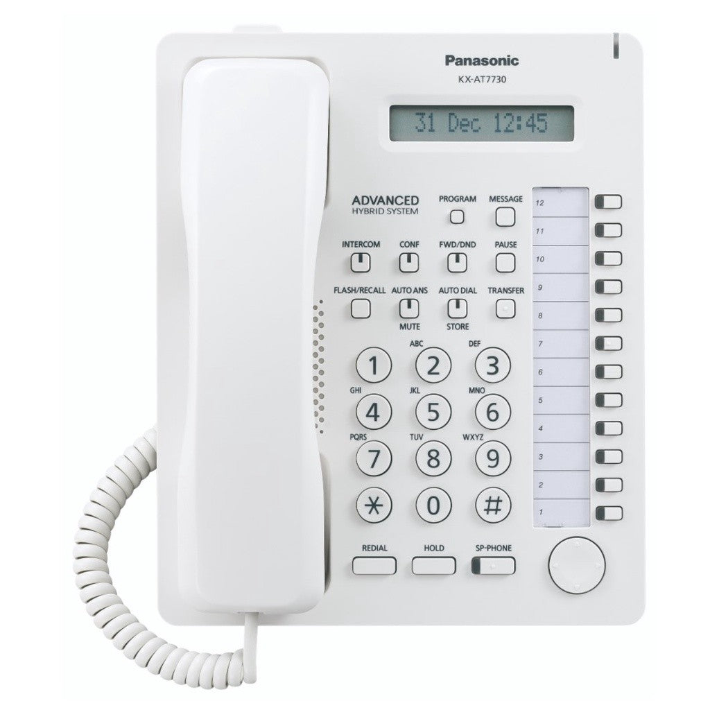 Panasonic 12 Analog Key Phone for PBAX Line KX-AT7730X