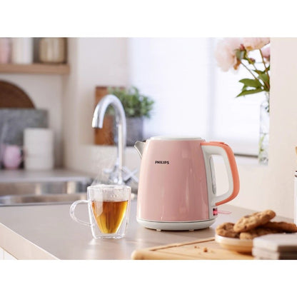 Philips 1.0L Daily Collection Kettle - Pink HD9348
