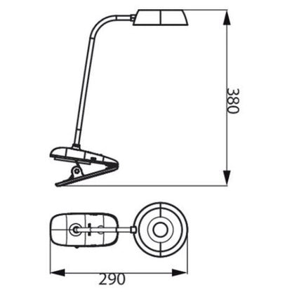 Philips Functional LED Table Lamp USB Charging DSK201