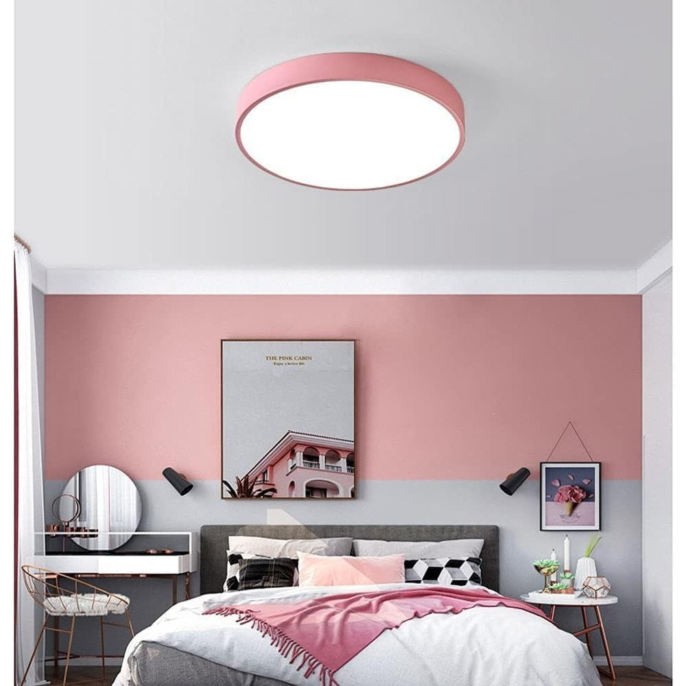 Macaron Tri-Color LED Ceiling Light