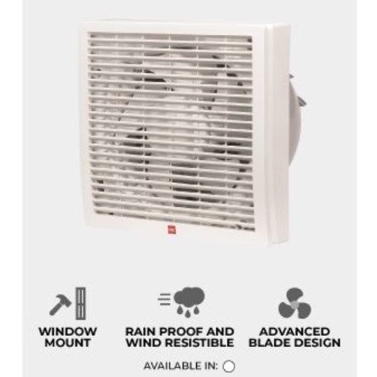 KDK 15cm/20cm Louver Type Window Mounted Ventilating Fan 15WHPCT/20WHCT