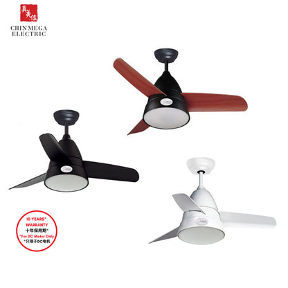Mistral 501 36" D'Fan Ceiling Fan with Light