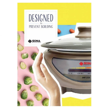 Sona 1.8L Steamboat Multi-Purpose Cooker SMP 2318