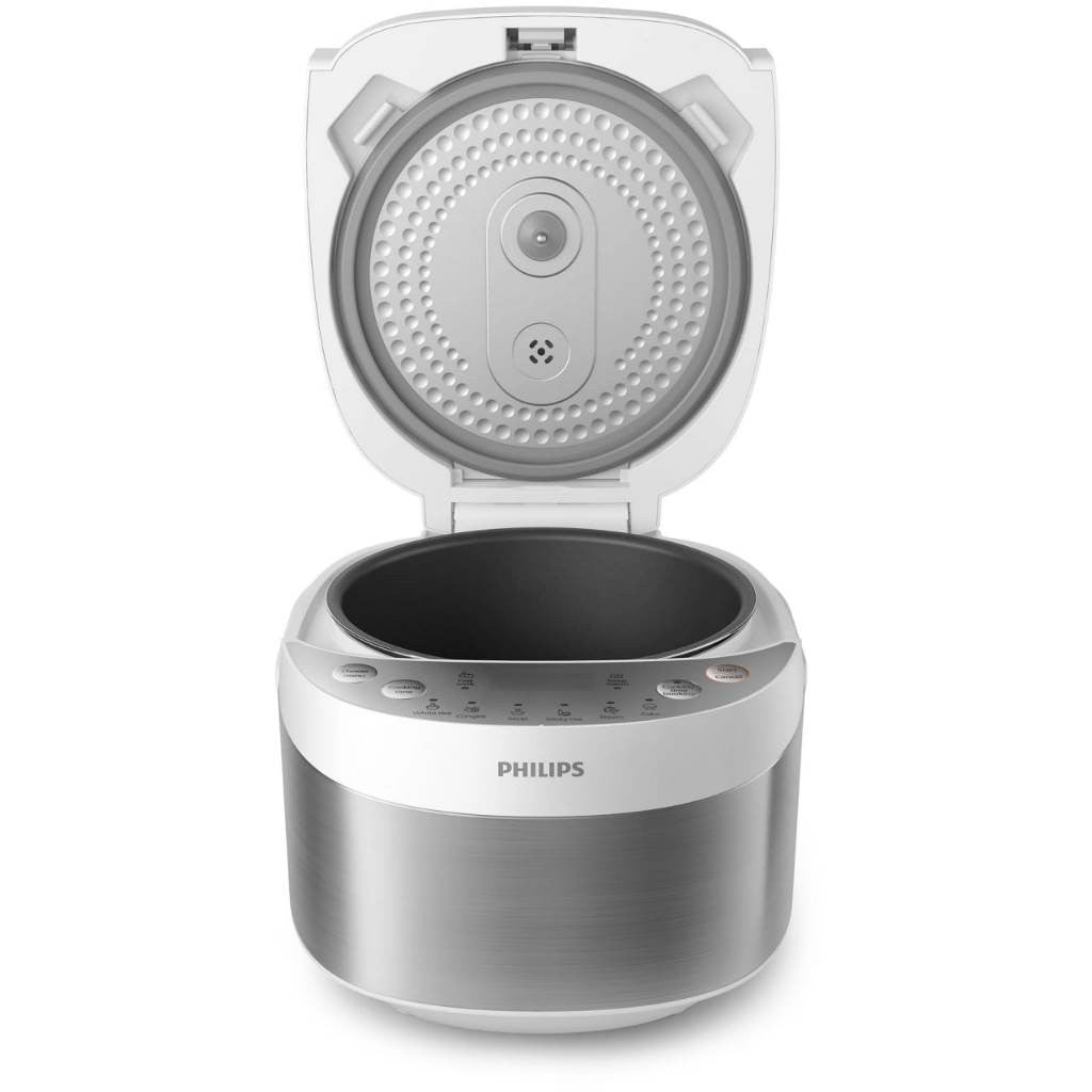 Philips HD3170 Rice Cooker 0.85L | 8 Pre-Set Menu, Non Stick Inner Pot, Removable Lid