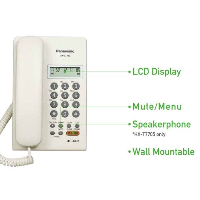 Panasonic Corded Telephone KX-T7703X