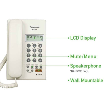 Panasonic Corded Telephone KX-T7703X