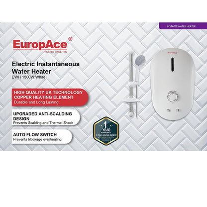 EuropAce Instant Shower Heater - EWH 1500W