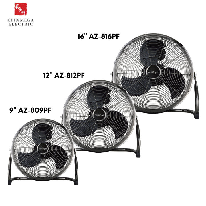 Aerogaz 9"/12"/16" Power Fan AZ-809PF | AZ-812PF | AZ-816PF