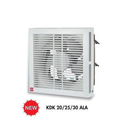 KDK Automatic Shutter Louver Type Wall Mounted Ventilating Fan 20 / 25 / 30 ALA