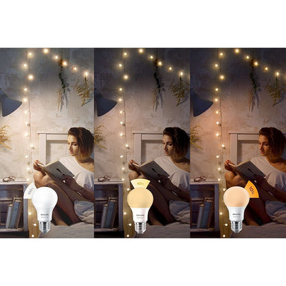 Philips LED A60 E27 Scene Switch Bulb | 2 Color in 1 Bulb & 3 Light in 1 Bulb