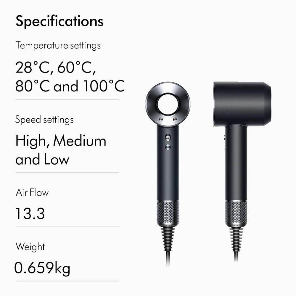 Dyson Supersonic ™ Origin Hair Dryer HD08 Lite (Intelligent Heat Control | 2 Years Warranty)