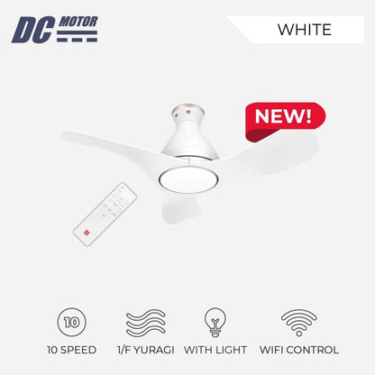 KDK Airy 40" / 48" DC Motor Ceiling Fan with Wifi Connectivity