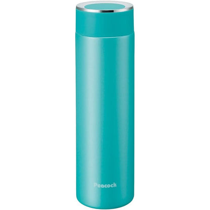 Peacock 500ML Thermos Stainless Mug Bottle | AMM-50BD / AMM-50PE / AMM-50ASK (Matt Black / Peach Puff / Sky Blue)