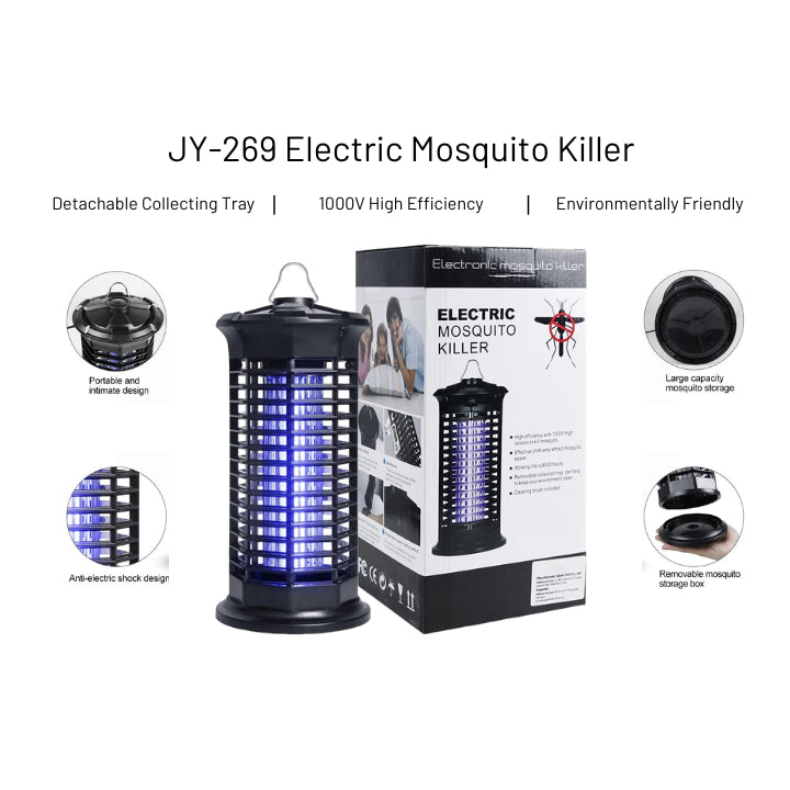 JY-269 Electric Mosquito Killer 1000V UV Insect Zapper