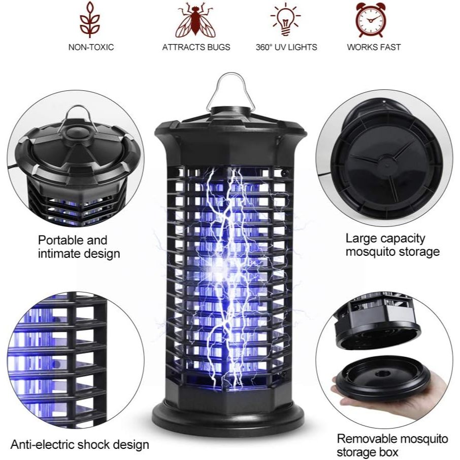 JY-269 Electric Mosquito Killer 1000V UV Insect Zapper
