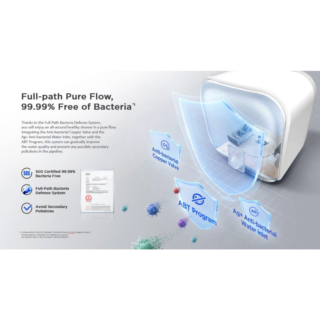 Midea 15L/ 30L Electric White Storage Heater (D15-25VI/ D30-25VI) | 1 Year Local Warranty