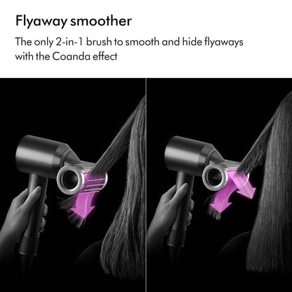 Dyson Supersonic Hair Dryer HD15 with Flyaway Smoother (4 Attachments // Nickel & Copper // 2 Years Warranty)