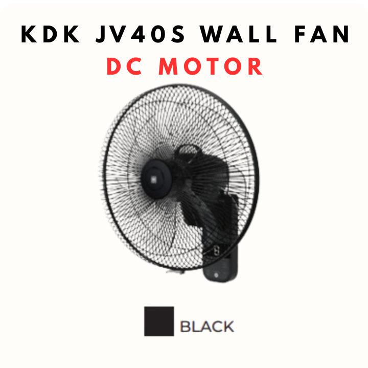 KDK JV40S DC Motor Wall Fan