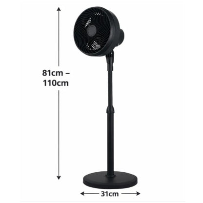 Takahi 8110 Electric 10-Inch Power Airflow Stand Fan