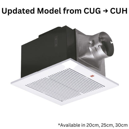 KDK 24cm Ceiling Mounted Ventilating Exhaust Fan 24CUH | Installation Available |