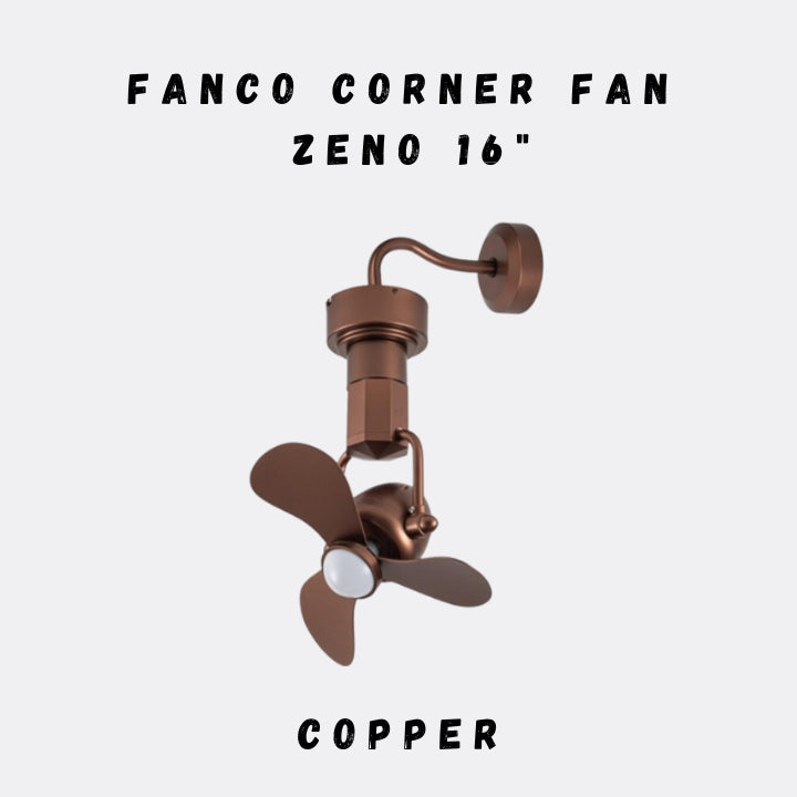 FANCO ZENO 16" DC MOTOR CORNER FAN (Whatsapp for Installation Service)