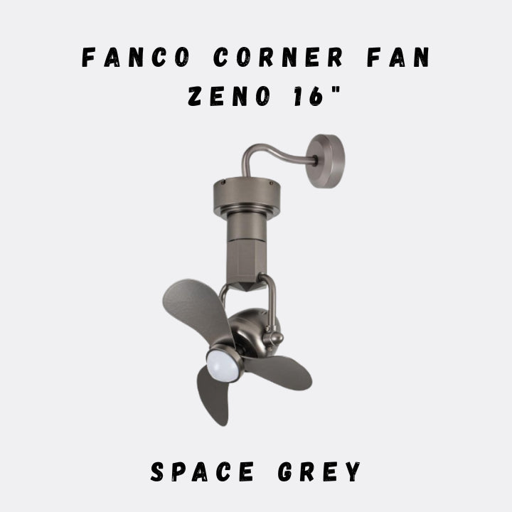 FANCO ZENO 16" DC MOTOR CORNER FAN (Whatsapp for Installation Service)