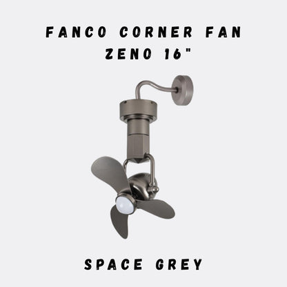 FANCO ZENO 16" DC MOTOR CORNER FAN (Whatsapp for Installation Service)